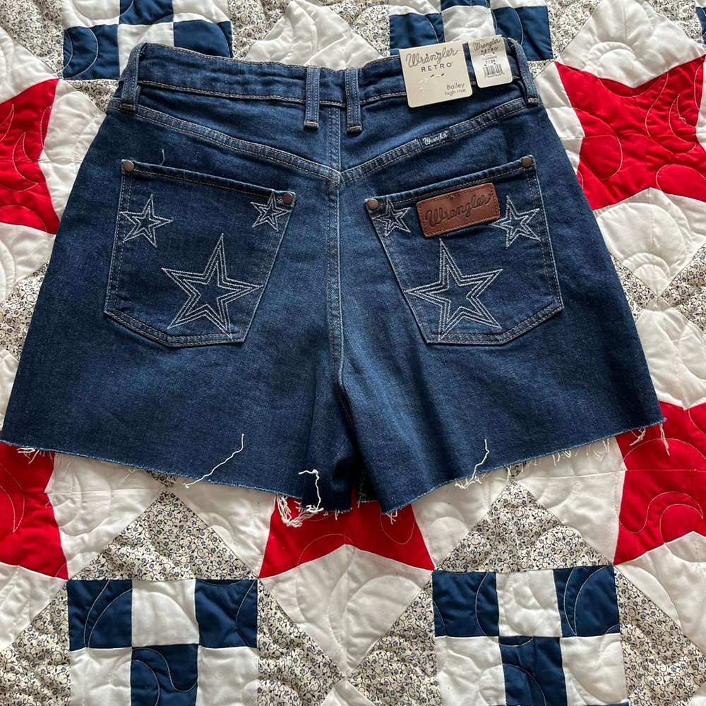 Wrangler Women's Blue Denim Shorts